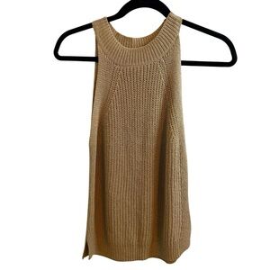LA MIEL Slim Fitted Halter Neck Sleeveless Knit Top